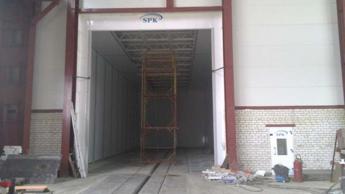 Строительство покрасочно-сушильной камеры для оборудования химической, нефтяной и газовой промышленности г. Димитровград, Завод ООО "Димитровградхиммаш"