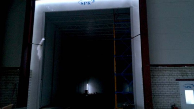 Строительство покрасочно-сушильной камеры для оборудования химической, нефтяной и газовой промышленности г. Димитровград, Завод ООО "Димитровградхиммаш"