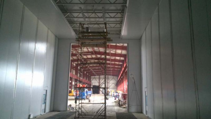 Строительство покрасочно-сушильной камеры для оборудования химической, нефтяной и газовой промышленности г. Димитровград, Завод ООО "Димитровградхиммаш"