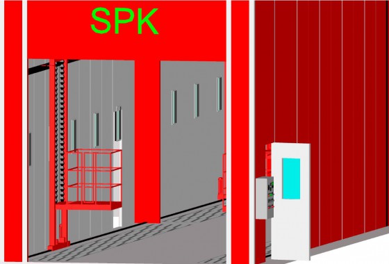 Покрасочно-сушильная камера проходного типа SPK-24.5.5 г. Набережные Челны