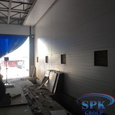 Строительство покрасочно-сушильной камеры проходного типа SPK-24.5.5 г. Набережные Челны Строительство покрасочно-сушильной камеры проходного типа SPK-24.5.5 г. Набережные Челны