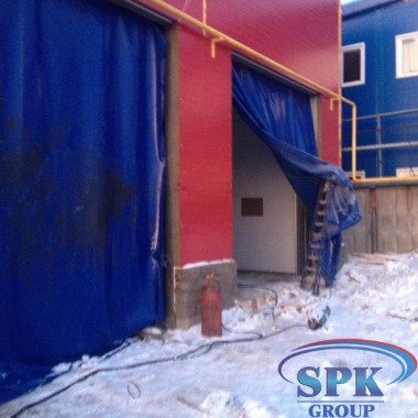 Строительство покрасочно-сушильной камеры проходного типа SPK-24.5.5 г. Набережные Челны Строительство покрасочно-сушильной камеры проходного типа SPK-24.5.5 г. Набережные Челны