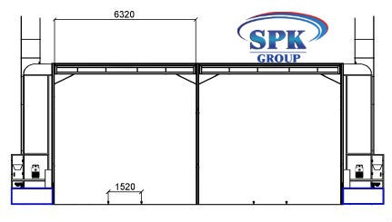 Модернизация проходной окрасочно-сушильной камеры для вагонов SPK GROUP