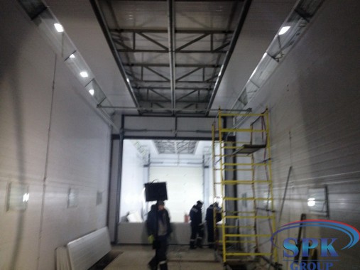 Строительство покрасочно-сушильной камеры проходного типа SPK-24.5.5 г. Набережные Челны Строительство покрасочно-сушильной камеры проходного типа SPK-24.5.5 г. Набережные Челны