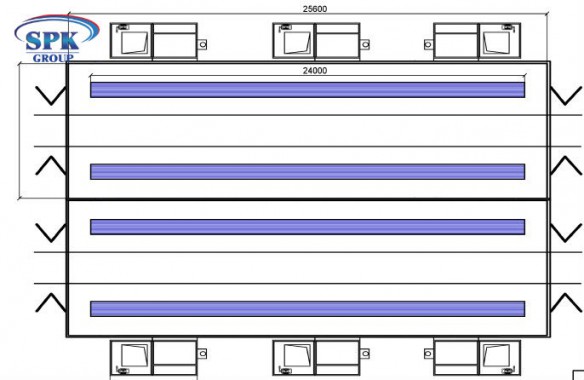Модернизация проходной окрасочно-сушильной камеры для вагонов SPK GROUP