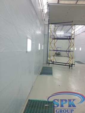 Строительство покрасочно-сушильной камеры проходного типа SPK-24.5.5 г. Набережные Челны Строительство покрасочно-сушильной камеры проходного типа SPK-24.5.5 г. Набережные Челны