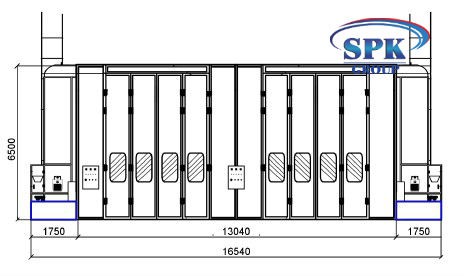 Модернизация проходной окрасочно-сушильной камеры для вагонов SPK GROUP
