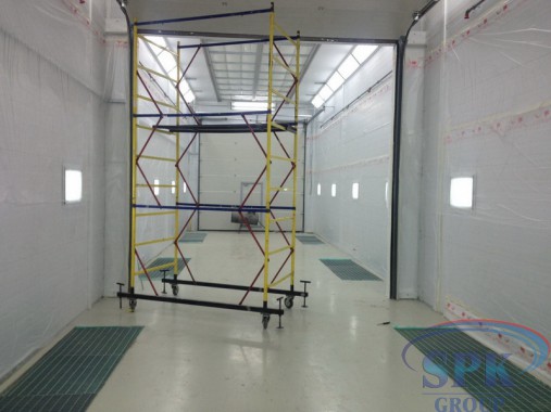 Строительство покрасочно-сушильной камеры проходного типа SPK-24.5.5 г. Набережные Челны Строительство покрасочно-сушильной камеры проходного типа SPK-24.5.5 г. Набережные Челны