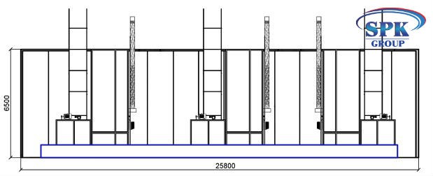 Модернизация проходной окрасочно-сушильной камеры для вагонов SPK GROUP