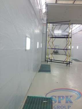 Строительство покрасочно-сушильной камеры проходного типа SPK-24.5.5 г. Набережные Челны Строительство покрасочно-сушильной камеры проходного типа SPK-24.5.5 г. Набережные Челны