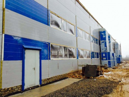 Окрасочно-сушильная камера для 6 вагонов SPK-66x21x6 Россия г Новозыбков Окрасочно-сушильная камера для 6 вагонов SPK-66x21x6 Россия г Новозыбков