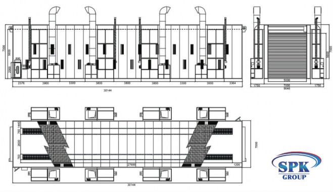 Покрасочная камера СПК
