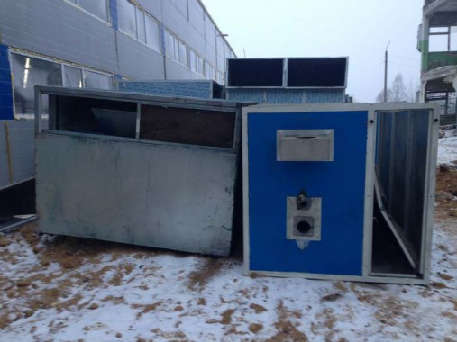 Строительство покрасочно-сушильной камеры для 6 вагонов SPK-66x21x6 Россия г. Новозыбков