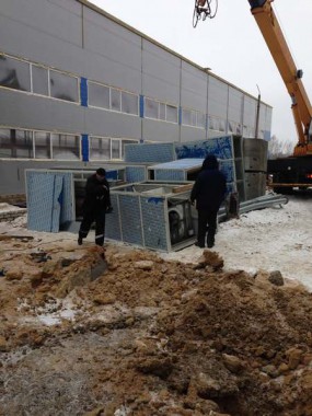 Строительство покрасочно-сушильной камеры для 6 вагонов SPK-66x21x6 Россия г. Новозыбков