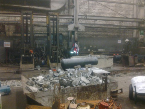 Строительство окрасочно-сушильной камеры для электровозов и локомотивов SPK.