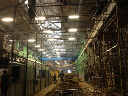 Строительство окрасочно-сушильной камеры для электровозов и локомотивов SPK.