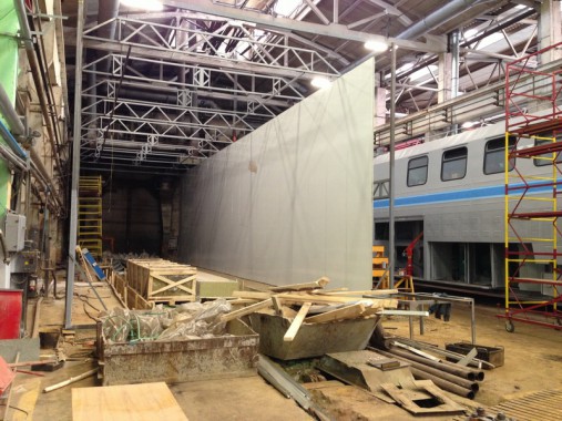 Строительство окрасочно-сушильной камеры для электровозов и локомотивов SPK.