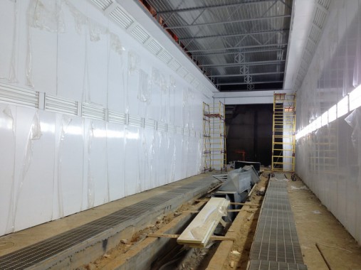 Строительство окрасочно-сушильной камеры для электровозов и локомотивов SPK.