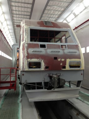 Окрасочно-сушильная камера для электровозов и локомотивов SPK Покрасочно-сушильные камеры для локомотивов и электровозов SPK GROUP