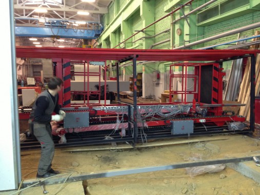 Окрасочно-сушильная камера для электровозов и локомотивов SPK Покрасочно-сушильные камеры для локомотивов и электровозов SPK GROUP