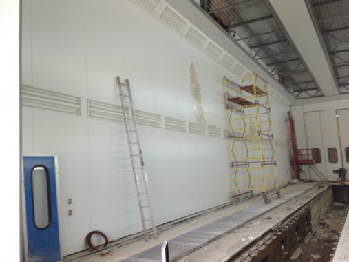 Окрасочно-сушильная камера для электровозов и локомотивов SPK Покрасочно-сушильные камеры для локомотивов и электровозов SPK GROUP