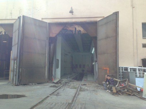 Окрасочно-сушильная камера для электровозов и локомотивов SPK Покрасочно-сушильные камеры для локомотивов и электровозов SPK GROUP