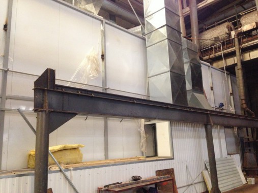 Окрасочно-сушильная камера для электровозов и локомотивов SPK Покрасочно-сушильные камеры для локомотивов и электровозов SPK GROUP