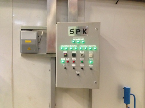 Окрасочно-сушильная камера для электровозов и локомотивов SPK Покрасочно-сушильные камеры для локомотивов и электровозов SPK GROUP