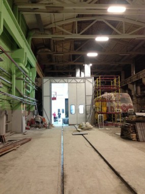 Окрасочно-сушильная камера для электровозов и локомотивов SPK Оборудование для окраски железнодорожного транспорта от SPK GROUP