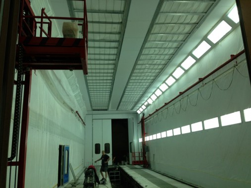 Окрасочно-сушильная камера для электровозов и локомотивов SPK Оборудование для окраски железнодорожного транспорта от SPK GROUP