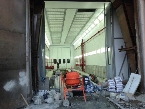 Окрасочно-сушильная камера для электровозов и локомотивов SPK SPK GROUP - фото проектов окрасочного оборудования