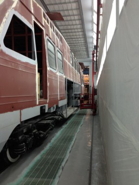 Окрасочно-сушильная камера для электровозов и локомотивов SPK Камера покраски и сушки для электровозов и локомотивов