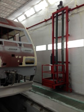 Окрасочно-сушильная камера для электровозов и локомотивов SPK ОСК для жд транспорта SPK GROUP