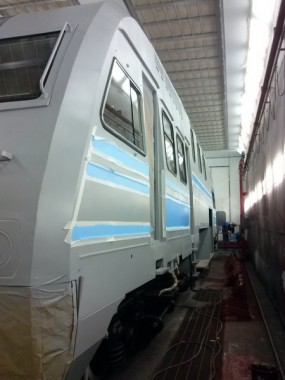 Окрасочно-сушильная камера для электровозов и локомотивов SPK Камера окраски для электровозов и локомотивов SPK GROUP