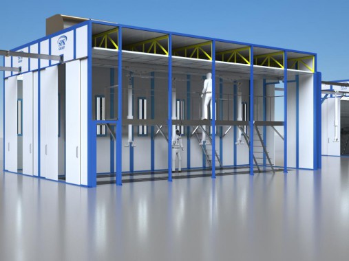 Комплекс подготовки, покраски и сушки SPK Комплекс подготовки, покраски и сушки SPK GROUP