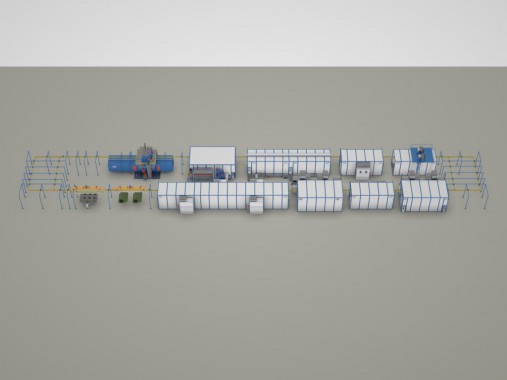 Линия подготовки и окраски поверхности для спецтехники SPK GROUP