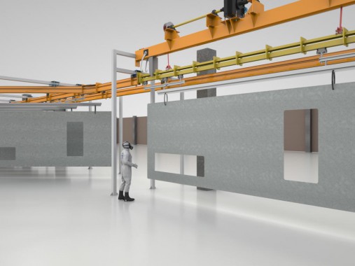 Линия окраски и сушки деталей кузовов спецтехники SPK Линия окраски и сушки деталей кузовов спецтехники SPK GROUP