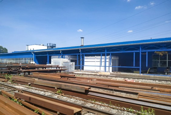 Комплекс проходных камер для дробеструйной очистки поверхности, покраски и сушки SPK, г. Новокузнецк