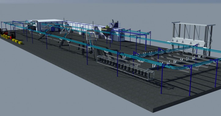 Линия катафорезной и порошковой окраски SPK-KTL Линия SPK GROUP катафорезной и порошковой окраски SPK-KTL