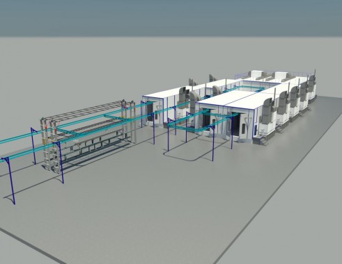 Комплекс окраски рам КАМАЗА SPK Комплекс окраски рам КАМАЗа от SPK GROUP