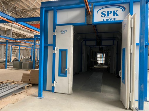 Комплекс подготовки поверхности, покраски и сушки для ж/д оборудования SPK-42.23.4, г. Тверь от SPK GROUP