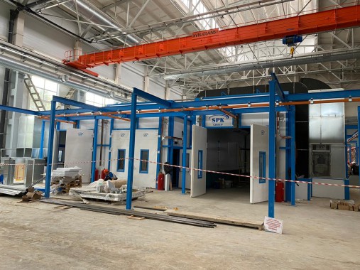 Комплекс подготовки поверхности, покраски и сушки для ж/д оборудования SPK-42.23.4, г. Тверь от SPK GROUP