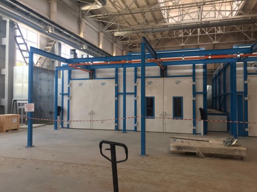 Комплекс подготовки поверхности, покраски и сушки для ж/д оборудования SPK-42.23.4, г. Тверь от SPK GROUP