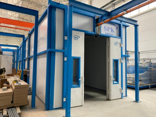 Комплекс подготовки поверхности, покраски и сушки для ж/д оборудования SPK-42.23.4, г. Тверь от SPK GROUP