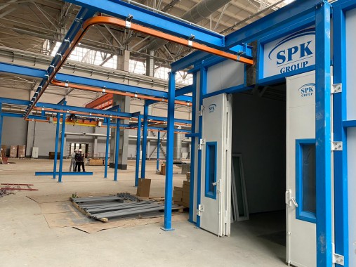 Комплекс подготовки поверхности, покраски и сушки для ж/д оборудования SPK-42.23.4, г. Тверь от SPK GROUP