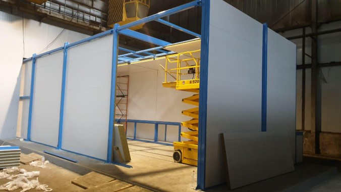 Комплекс подготовки поверхности и окраски для стальных металлоконструкций, Тверская обл.