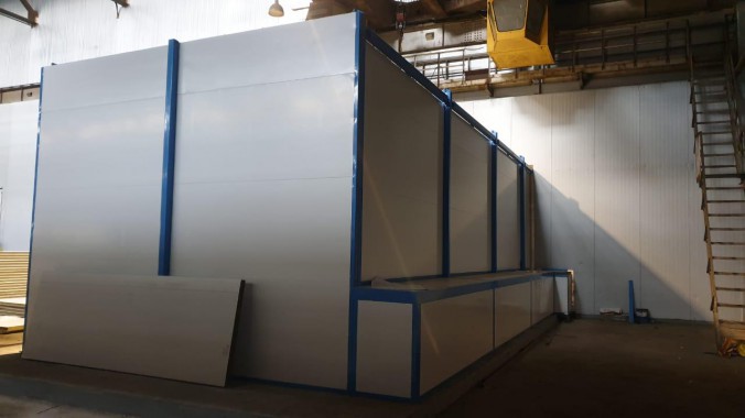 Комплекс подготовки поверхности и окраски для стальных металлоконструкций, Тверская обл.