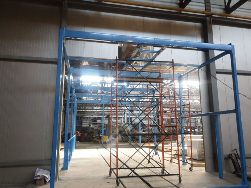 Комплекс подготовки поверхности и окраски для стальных металлоконструкций, Тверская обл.