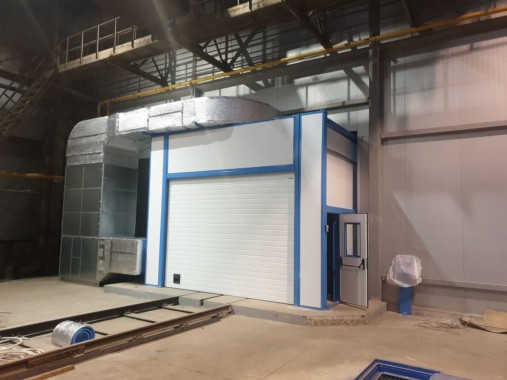 Комплекс подготовки поверхности и окраски для стальных металлоконструкций, Тверская обл.