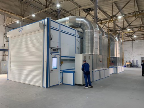 Покрасочно-сушильная камера SPK-P 18.5.4, г. Миасс